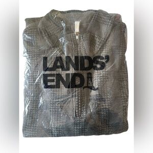 Lands’ End Large Quarter Zip Pulloverr